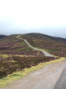 Part of the climb up the Lecht. Note this is NOT the top! 